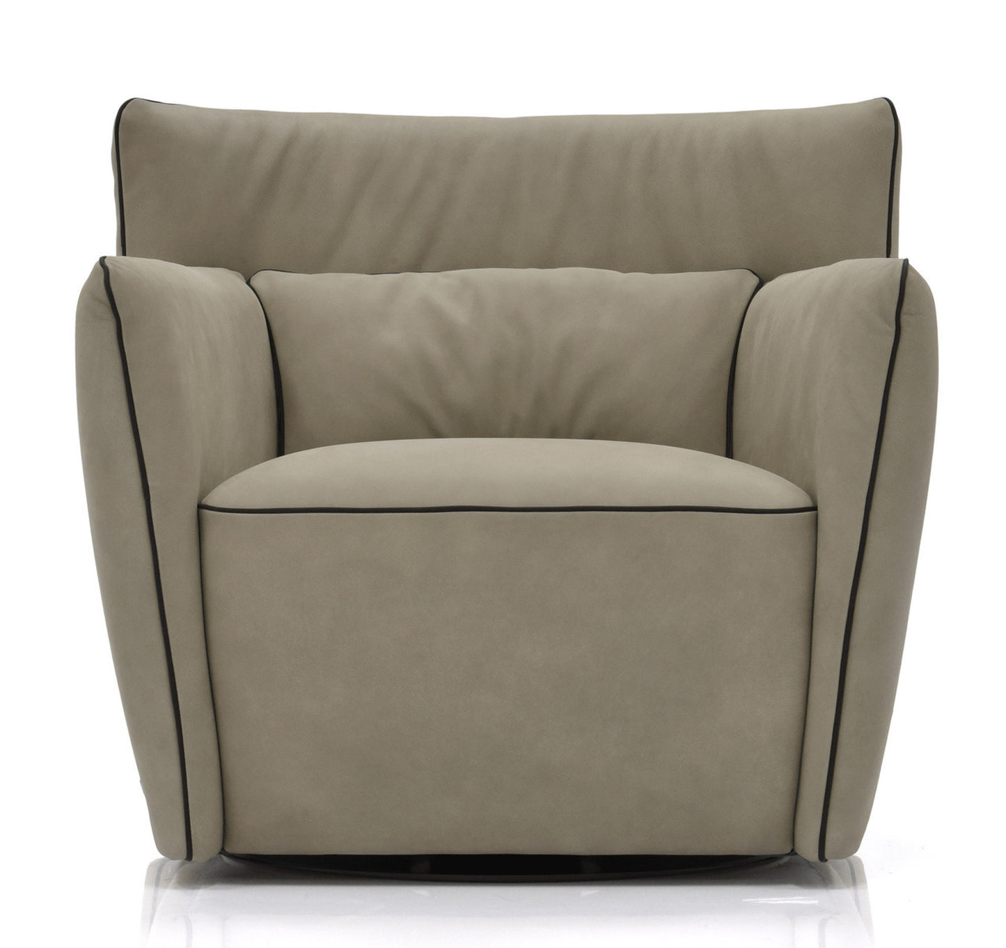 Tulip Swivel Chair - Clay Leather