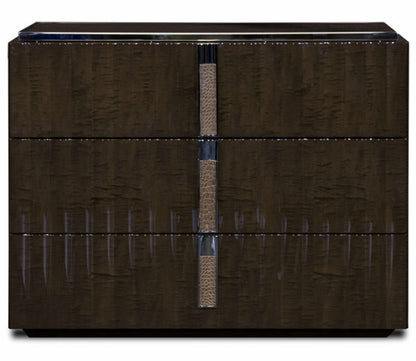 Red Carpet 3-Drawer Nightstand - Bruno Gloss