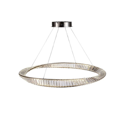 Stella 40" Wide Crystal Ring Chandelier