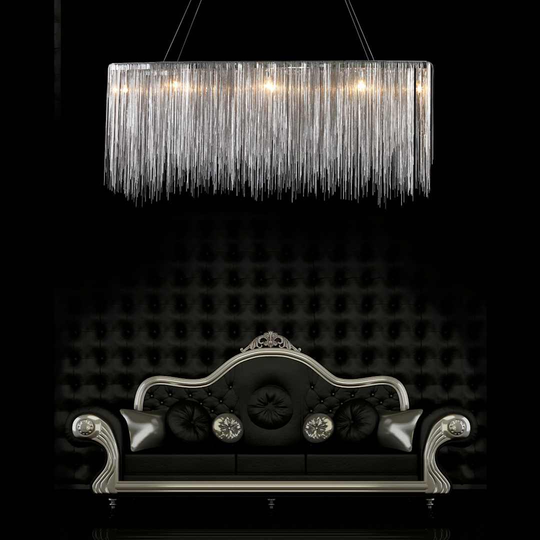 Fountain Ave. 24" Wide LED Square Chandelier