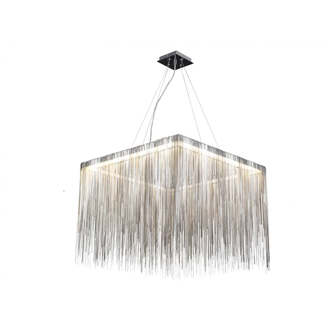 Fountain Ave. 24" Wide LED Square Chandelier