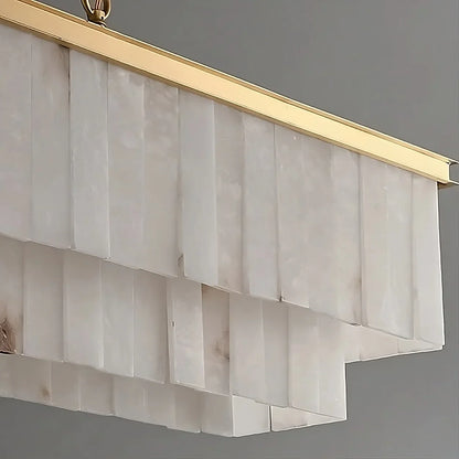 Moonshade Marble Dining Room Chandelier