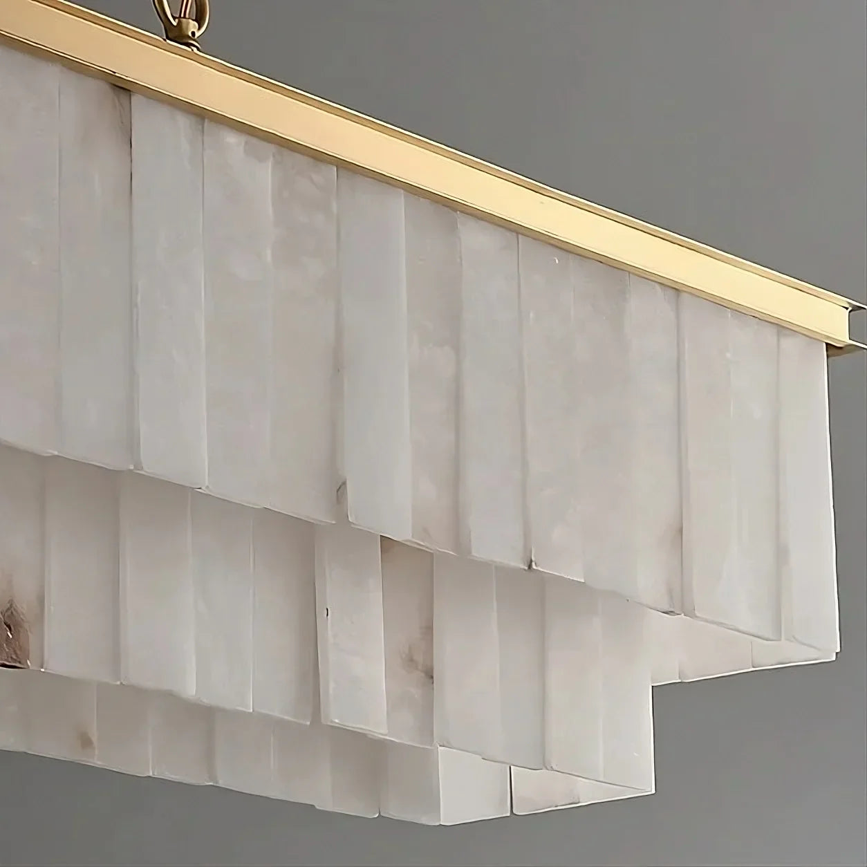 Natural Calcite Crystal Dining Room Chandelier