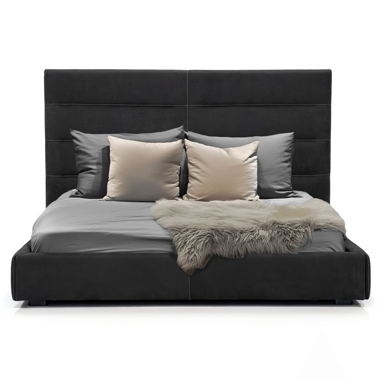 Sayonara Night King Bed - Black