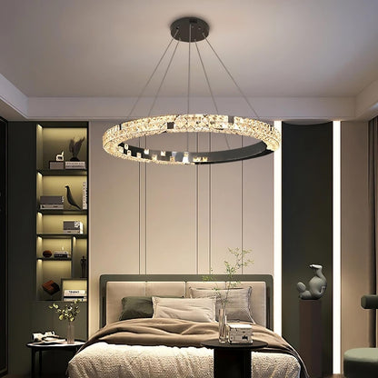 Bacci Crystal RingModern Chandelier