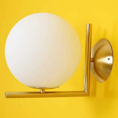 Blown Glass Opal Glass Wall-mounted light Wall Lamp