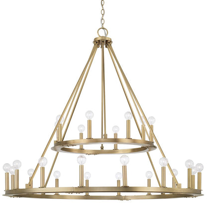 Pearson 24 Light 48" Wide Taper Candle Style Chandelier