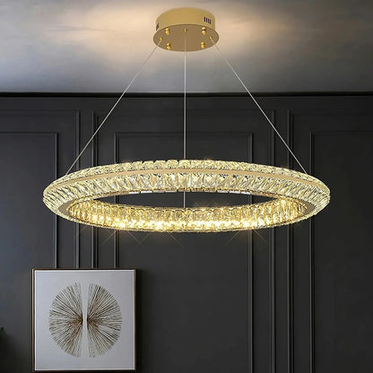 Bacci Crystal Modern Ceiling Light Fixture