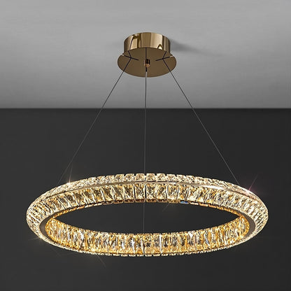 Bacci Crystal Modern Ceiling Light Fixture