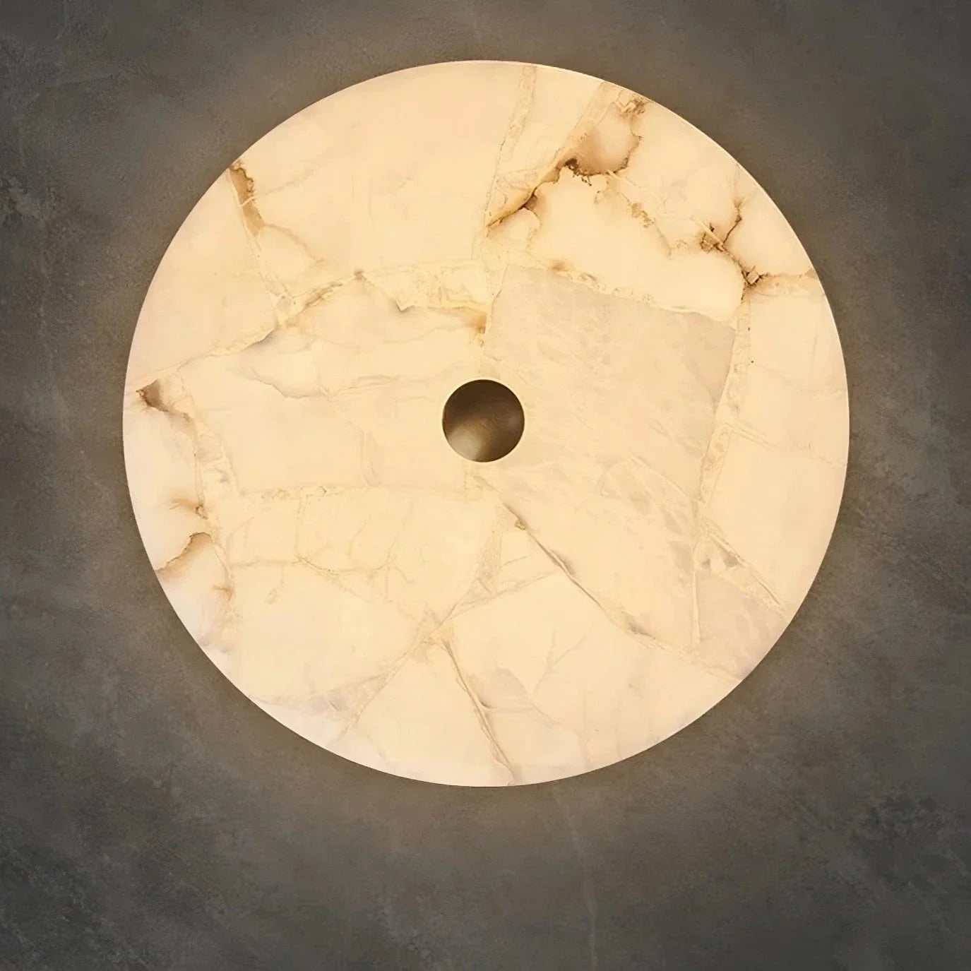 Moonshade Natural Marble Ceiling Light