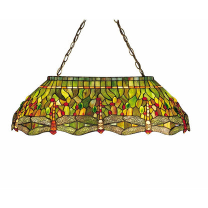 Stained Glass / Tiffany Island / Billiard Fixture from the Billiards Collection