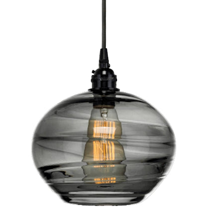 Coppa 20" Wide Artisan Crafted Optic Glass 3 Light Pendant