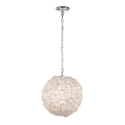 Roxx 14" Wide Crystal Pendant