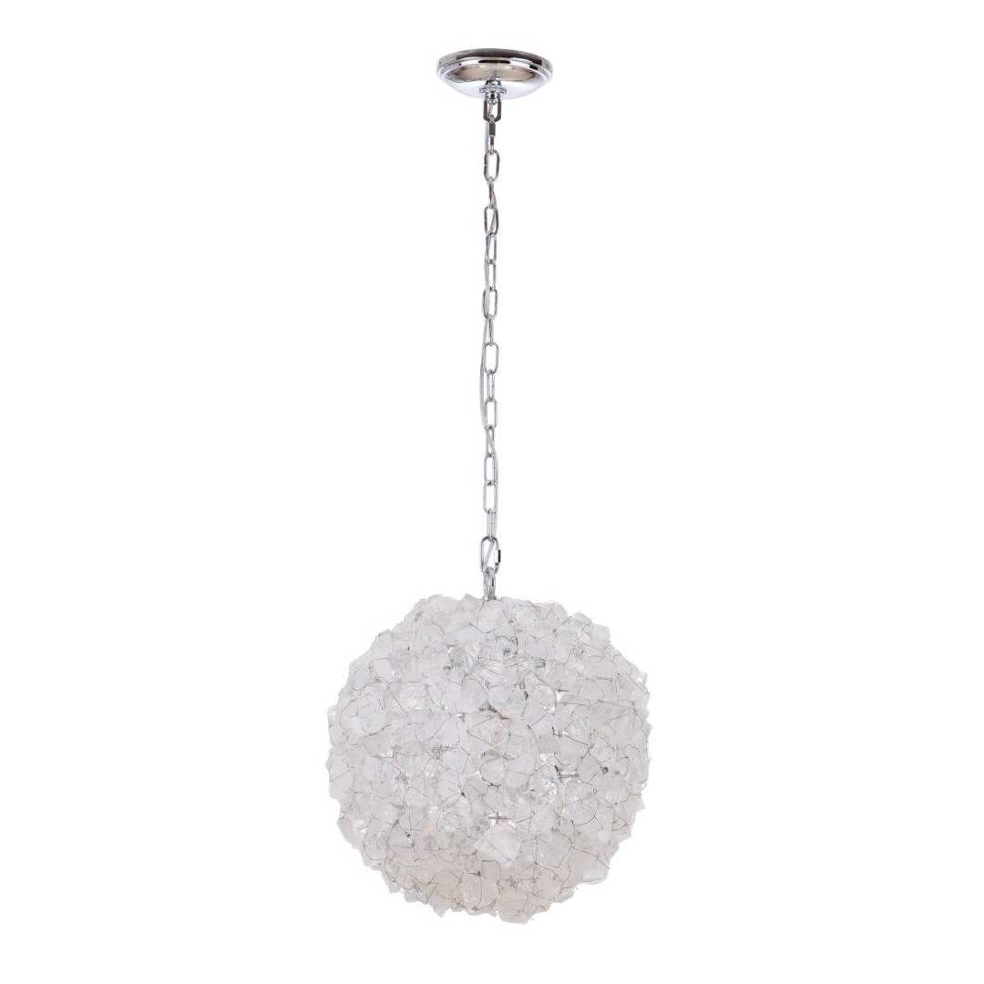Roxx 14" Wide Crystal Pendant