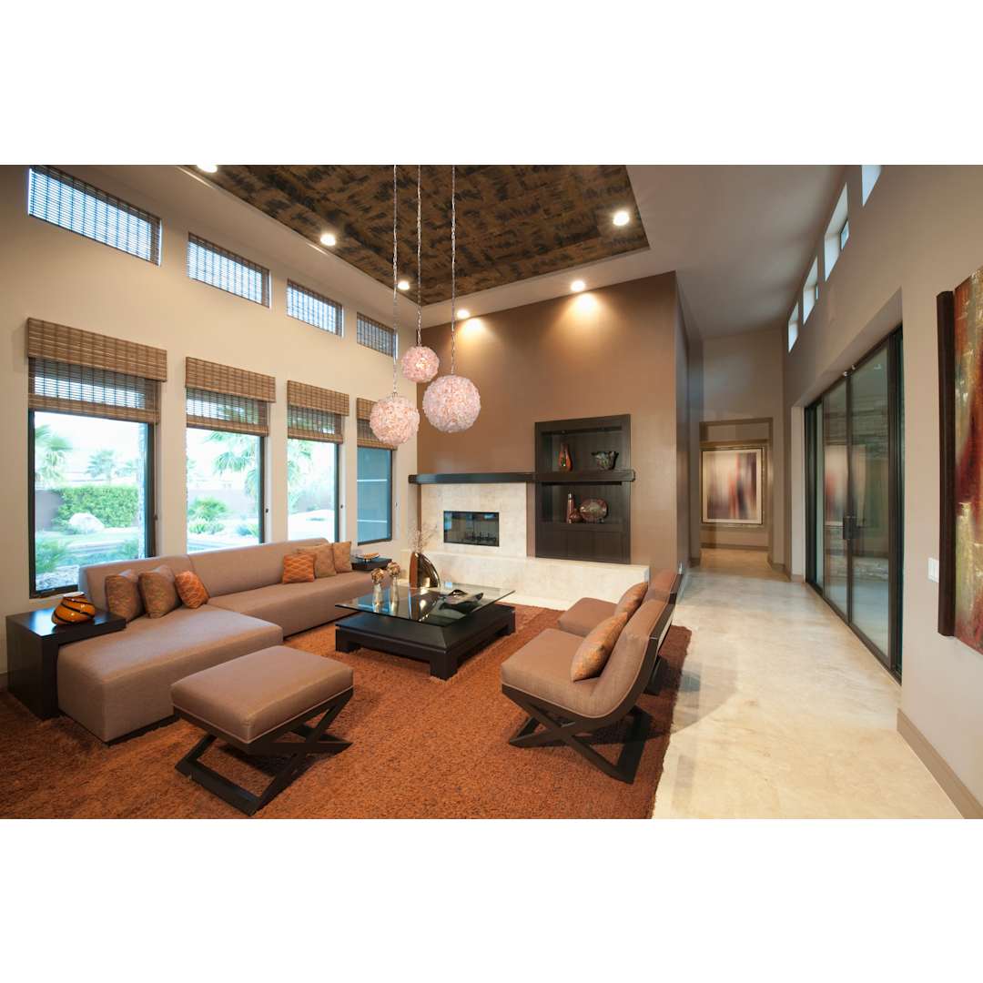 Roxx 14" Wide Crystal Pendant