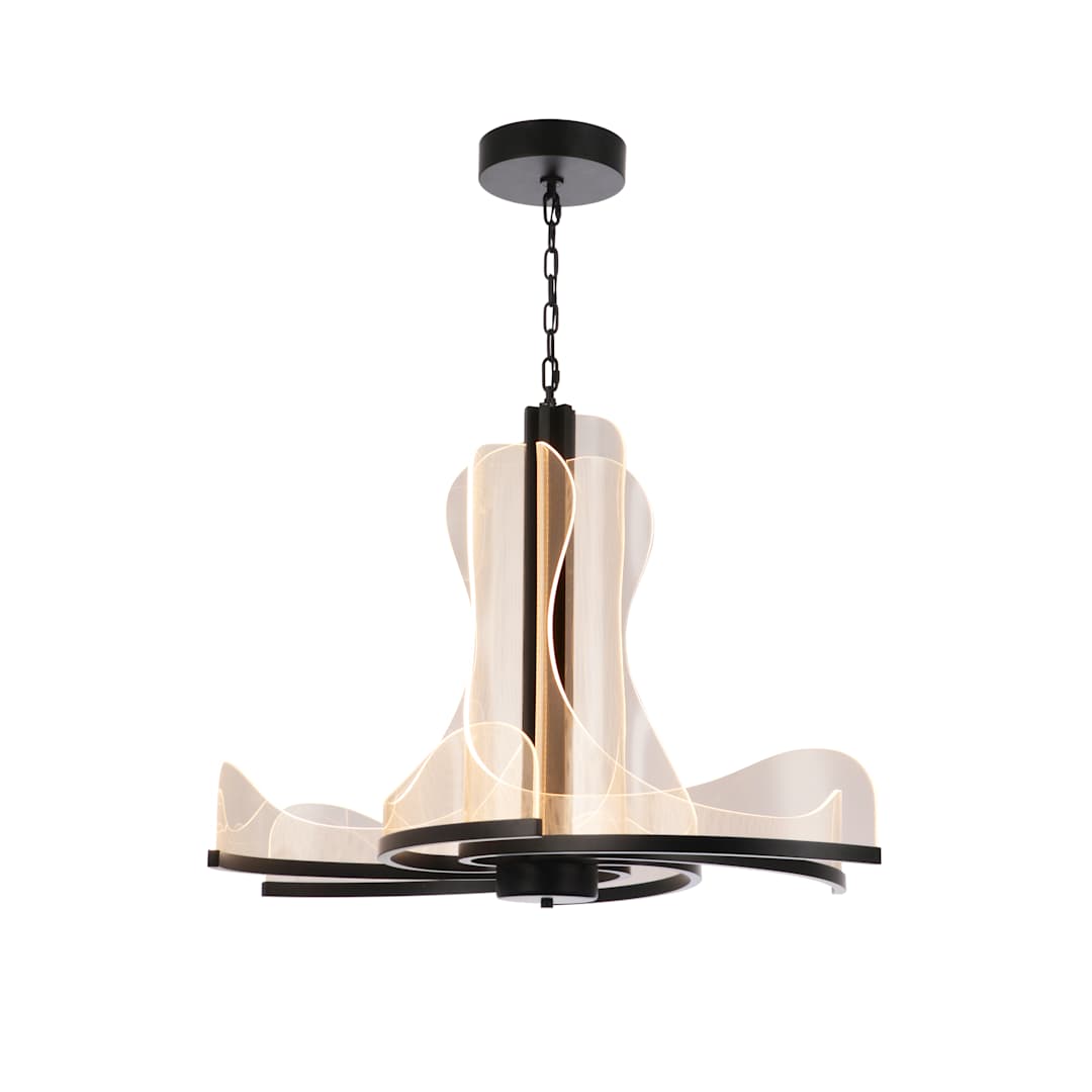 Estrella 6 Light 36" Wide LED Abstract Chandelier