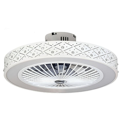 Creative Bladeless Ceiling Fans Light Ceiling Fans with Chandelier Ceiling Fan Lamp