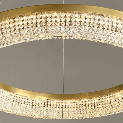 Bergamo Crystal Light Fixture