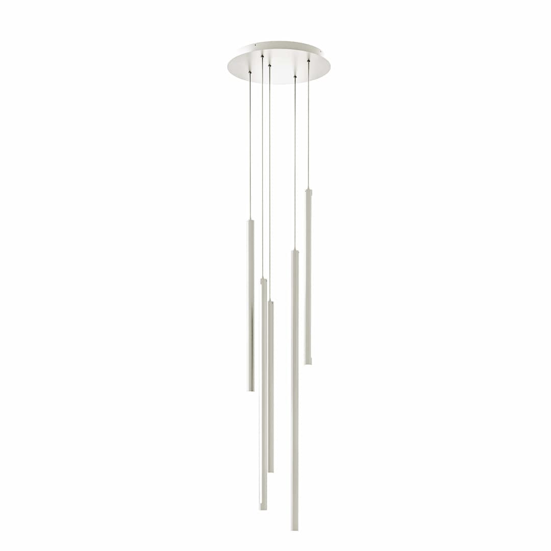 22" Wide 5 Light LED Multi Light Pendant