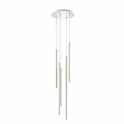22" Wide 5 Light LED Multi Light Pendant