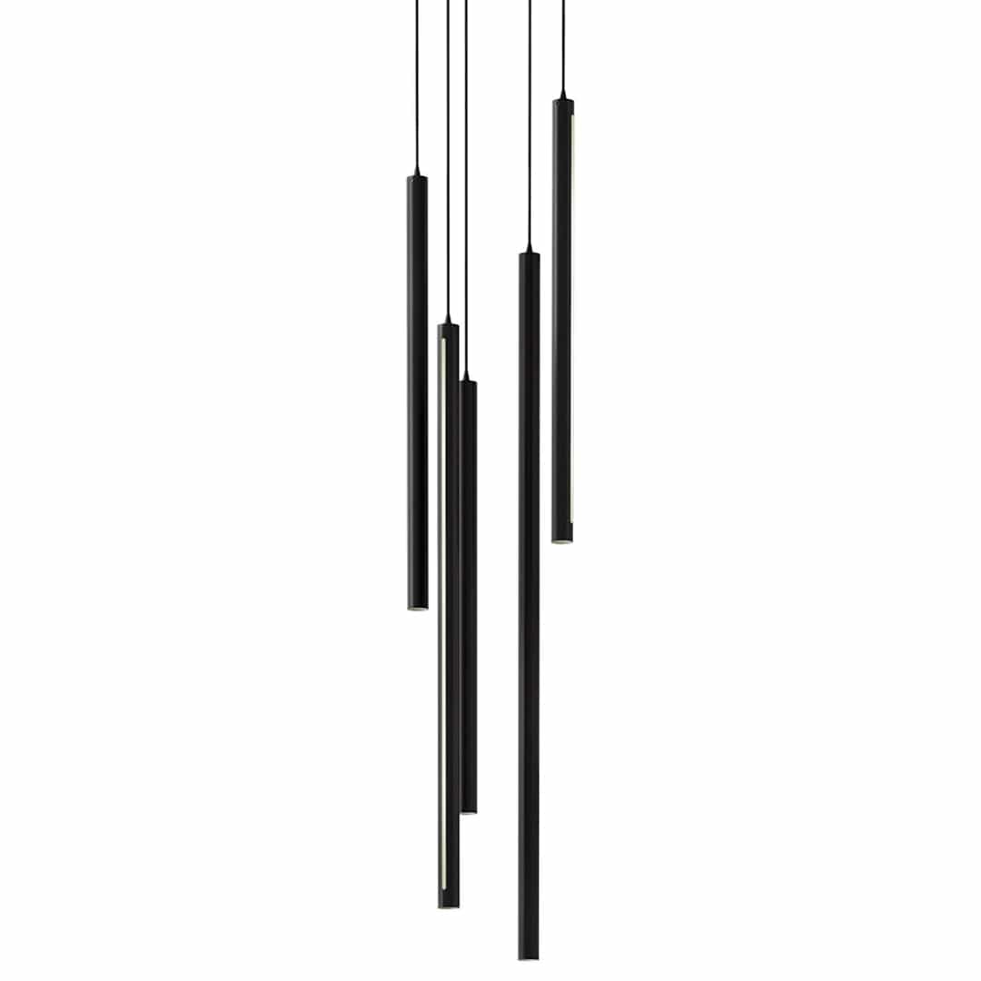 22" Wide 5 Light LED Multi Light Pendant