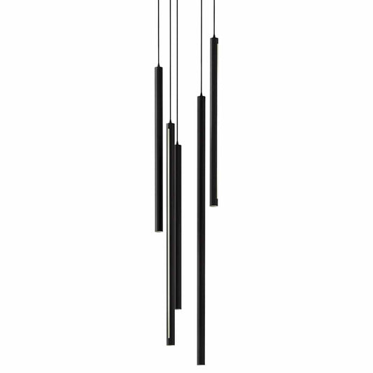 22" Wide 5 Light LED Multi Light Pendant
