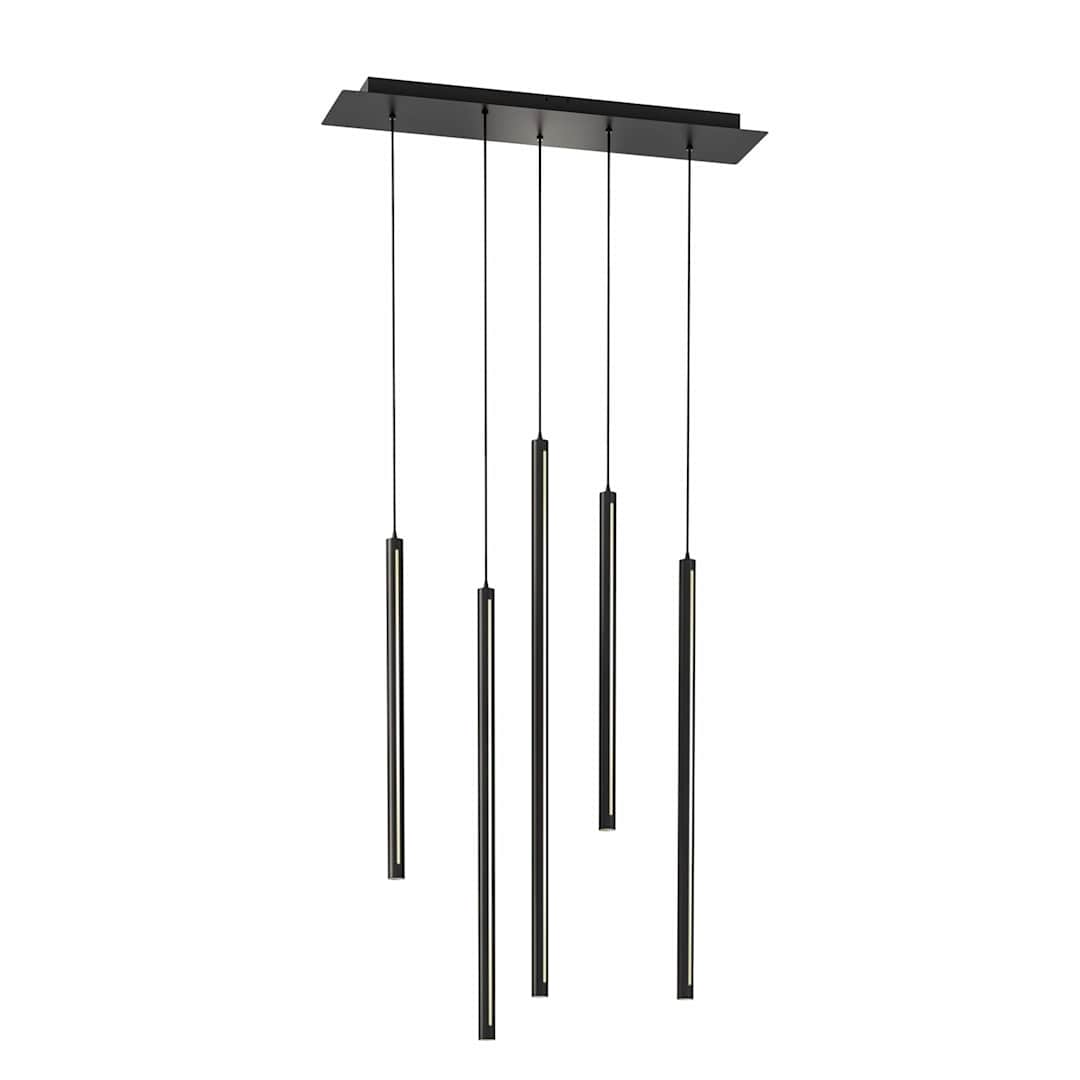 47" Wide 5 Light LED Linear Pendant