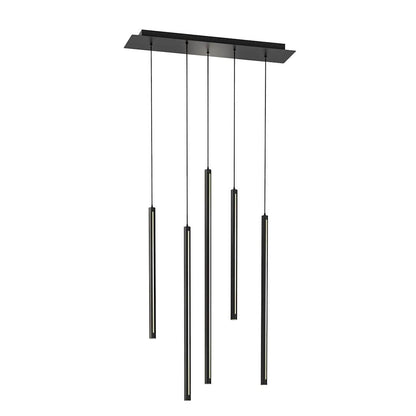 47" Wide 5 Light LED Linear Pendant