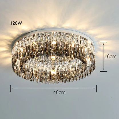 Giano Crystal Ceiling Light
