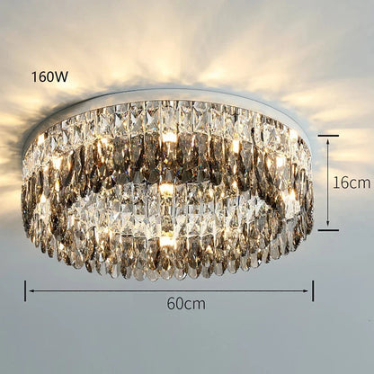 Giano Crystal Ceiling Light