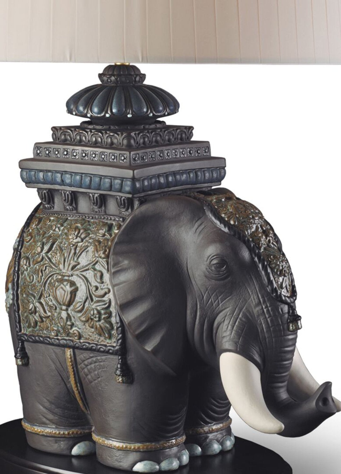 Lladro Siamese Elephant Table Lamp (US)
