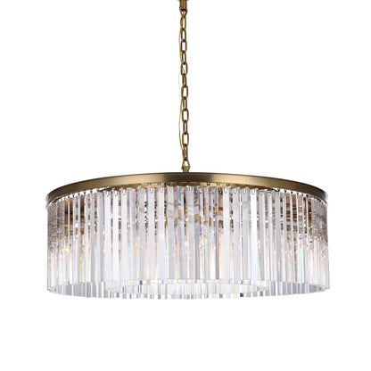 Sydney 10 Light 44" Wide Crystal Drum Chandelier