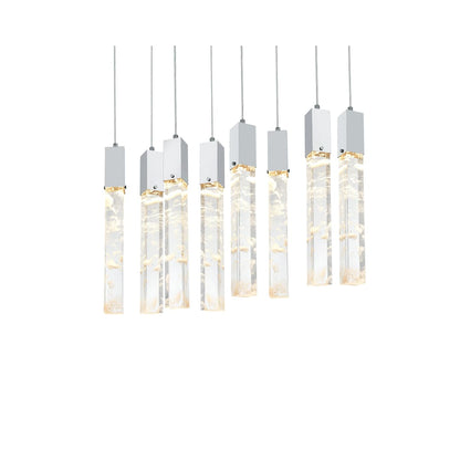 Aurora 36" Wide Crystal Linear Pendant