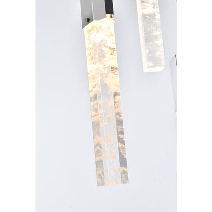 Aurora 36" Wide Crystal Linear Pendant