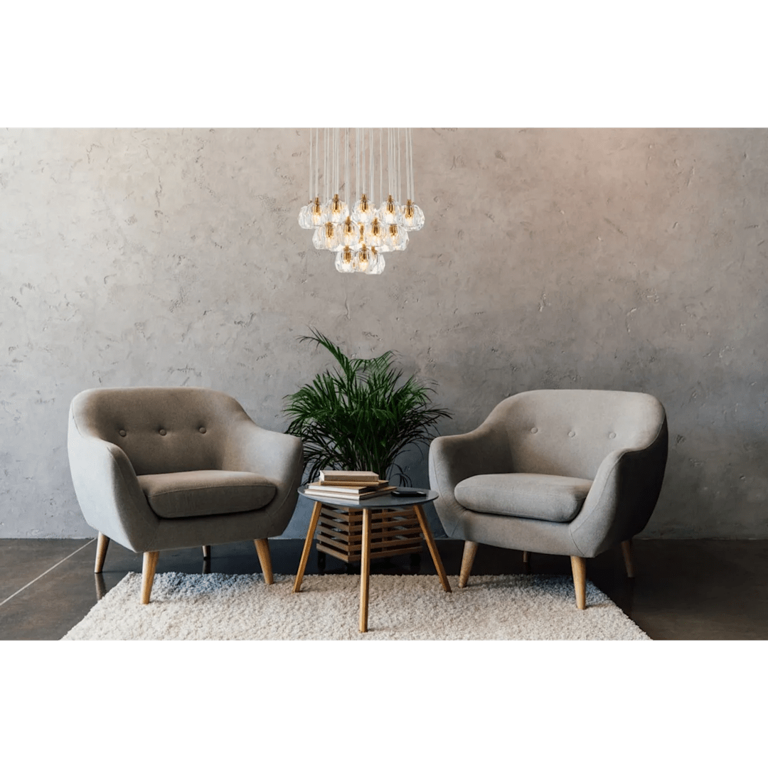 Eren 24 Light 19" Wide Crystal Multi Light Pendant