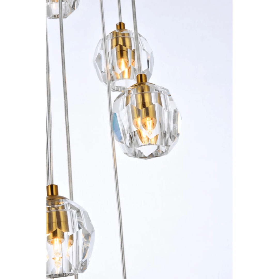 Eren 24 Light 19" Wide Crystal Multi Light Pendant