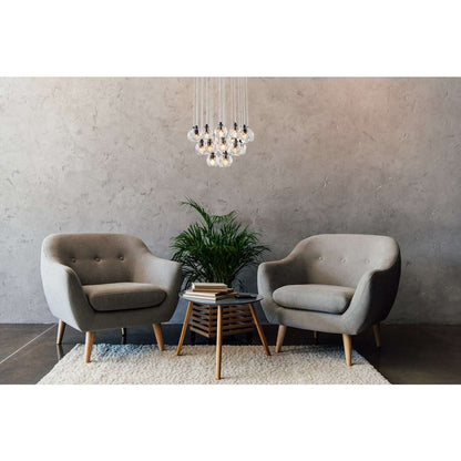 Eren 24 Light 19" Wide Crystal Multi Light Pendant