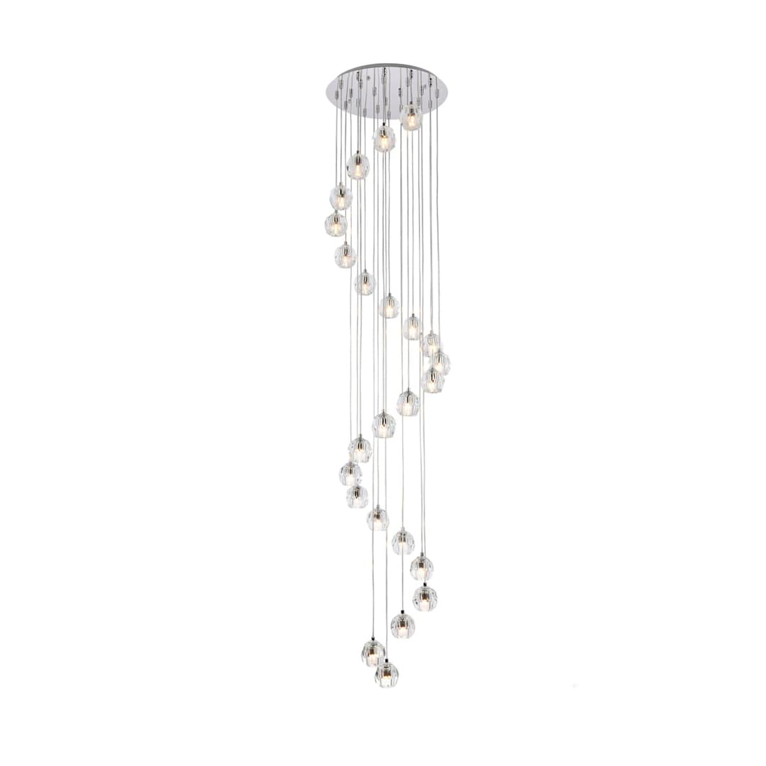 Eren 24 Light 19" Wide Crystal Multi Light Pendant