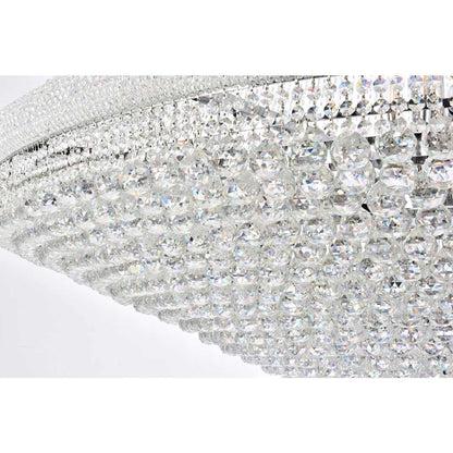 Primo 66 Light 72" Wide Crystal Empire Chandelier with Clear Royal Cut Crystals