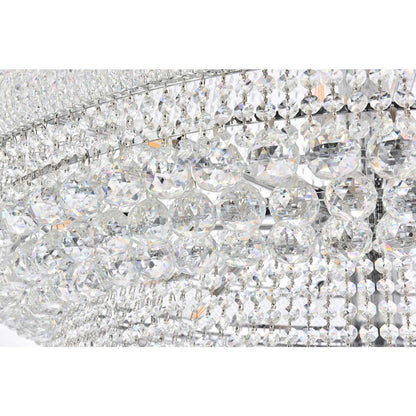 Primo 66 Light 72" Wide Crystal Empire Chandelier with Clear Royal Cut Crystals