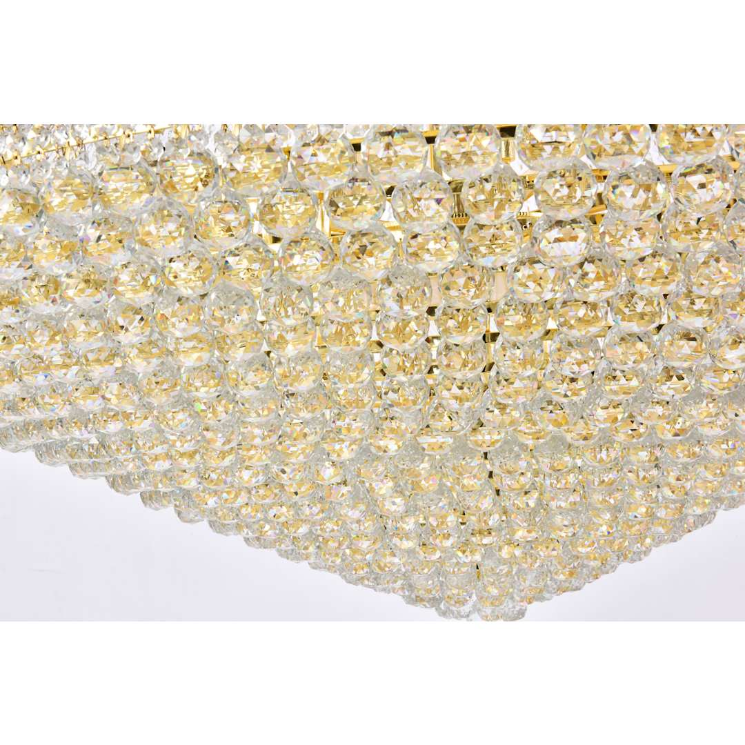 Primo 66 Light 72" Wide Crystal Empire Chandelier with Clear Royal Cut Crystals