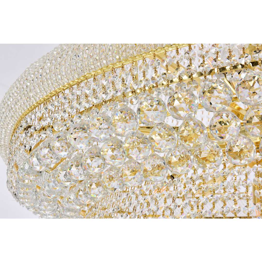 Primo 66 Light 72" Wide Crystal Empire Chandelier with Clear Royal Cut Crystals