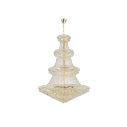 Primo 66 Light 72" Wide Crystal Empire Chandelier with Clear Royal Cut Crystals