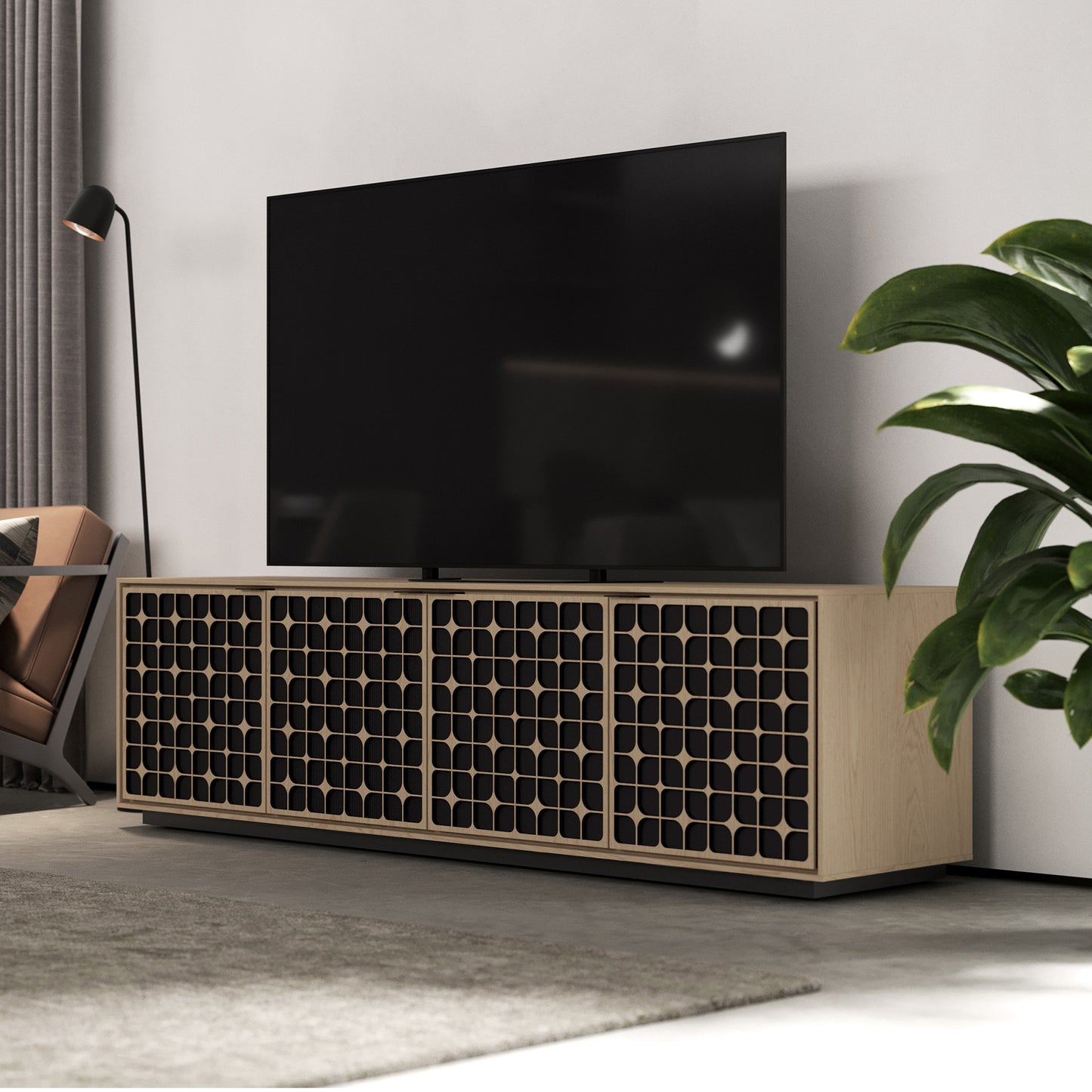 Elements 8703-Cs Media Cabinet
