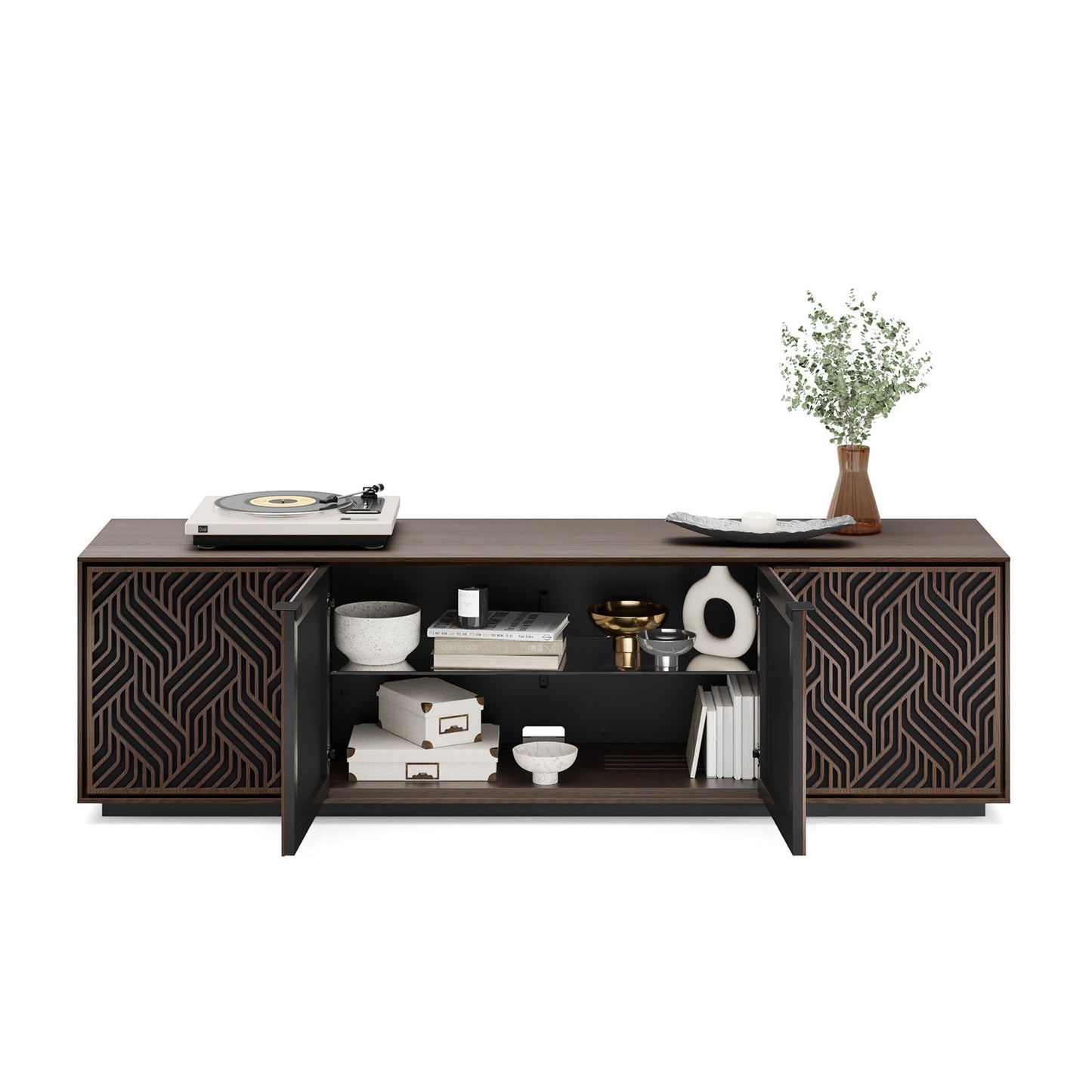 Elements 8703-We Media Cabinet