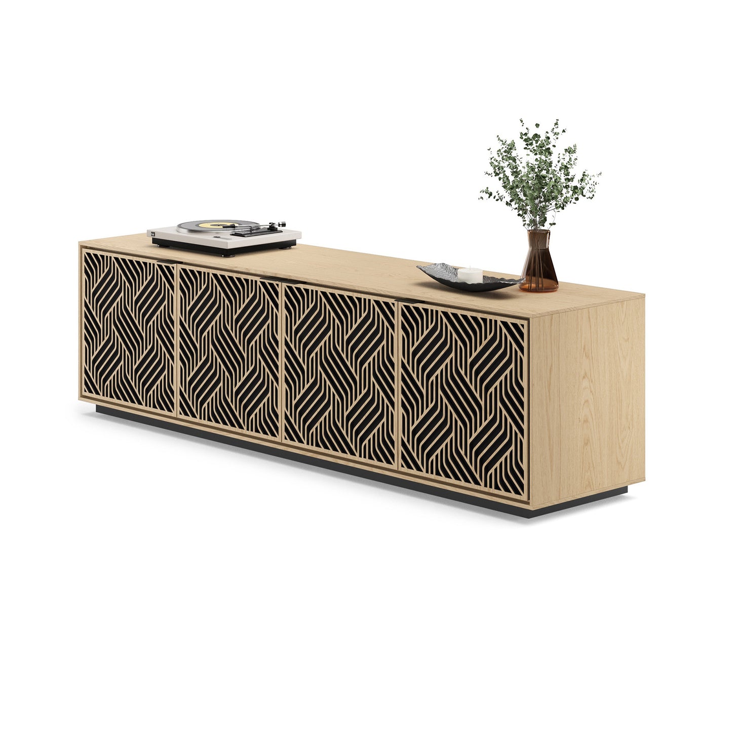 Elements 8703-We Media Cabinet