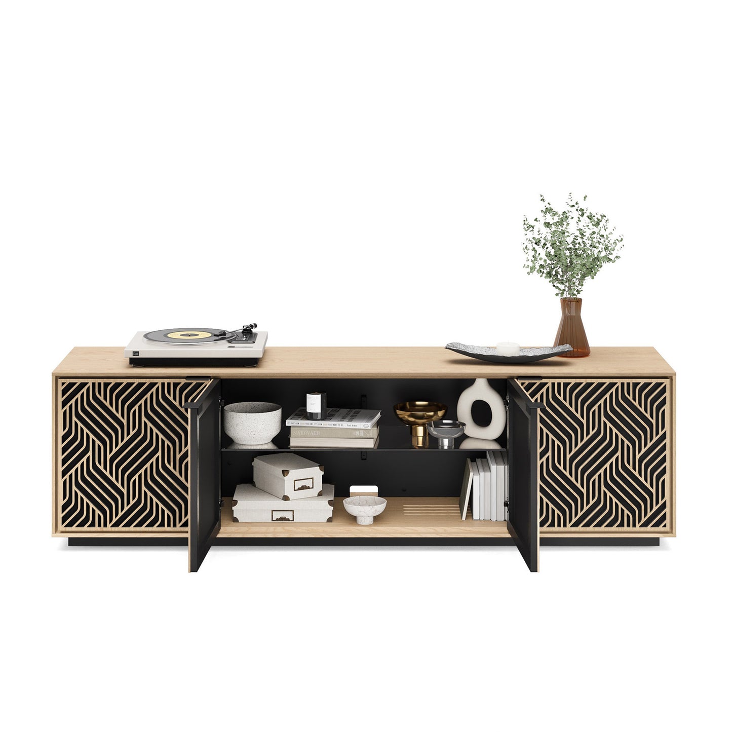 Elements 8703-We Media Cabinet