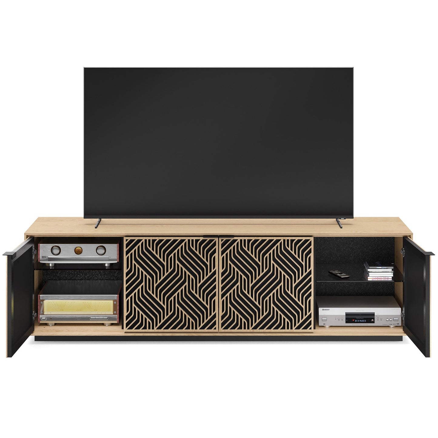 Elements 8703-We Media Cabinet