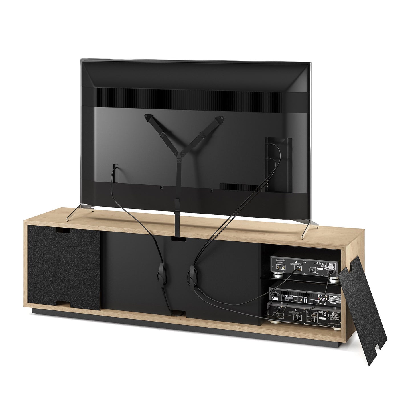 Elements 8703-We Media Cabinet