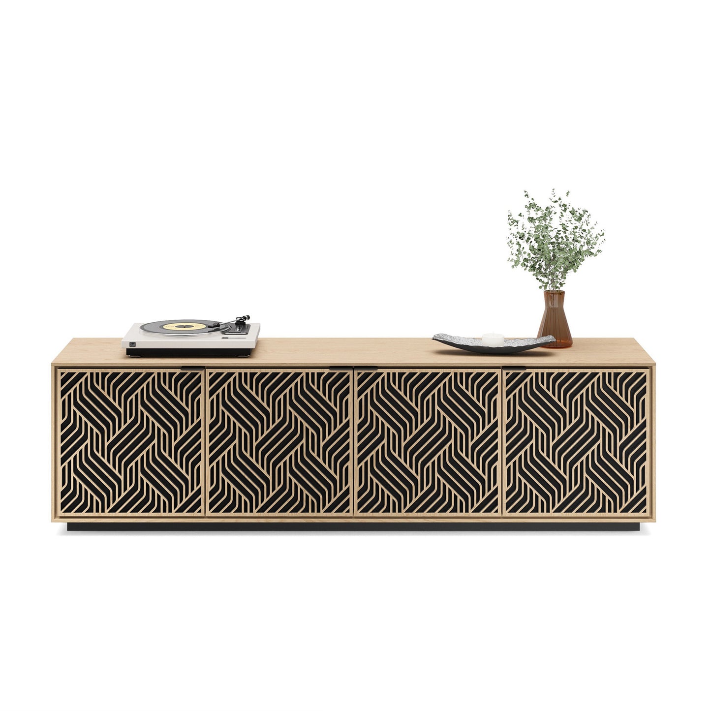 Elements 8703-We Media Cabinet